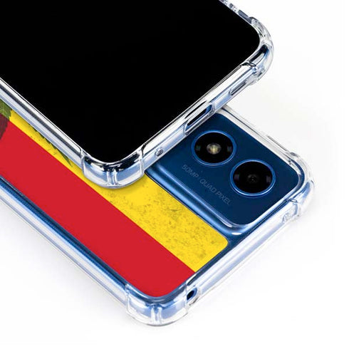 Marijuana Rasta Flag Moto G 5G (2024) Clear Case